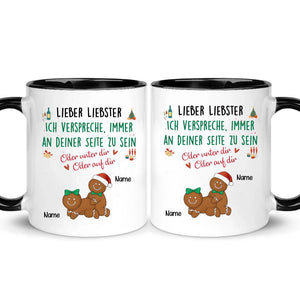 Personalisierte Tasse für Ehefrau | personalisierte Geschenke Für Paare | Lieber Liebster Ich verspreche