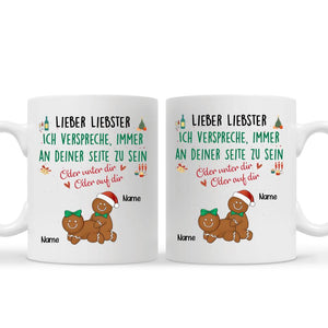 Personalisierte Tasse für Ehefrau | personalisierte Geschenke Für Paare | Lieber Liebster Ich verspreche