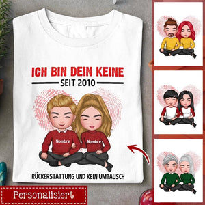 Personalisiertes T-shirt für Ehefrau | personalisierte Geschenke für Ehefrau | Ich bin dein Keine