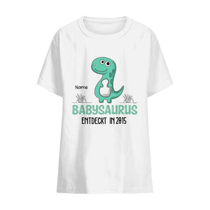 Personalisiertes T-shirt für Mama | personalisierte Geschenke für Mama | Dinosaurier-Familie