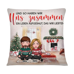 Personalisiertes Kissen für Ehemann | personalisierte Geschenke für Ehemann | Und so haben wir uns zusammen ein Leben aufgebaut, das wir liebten