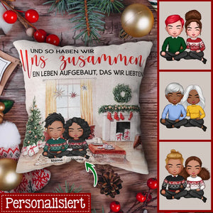 Personalisiertes Kissen für Ehemann | personalisierte Geschenke für Ehemann | Und so haben wir uns zusammen ein Leben aufgebaut, das wir liebten