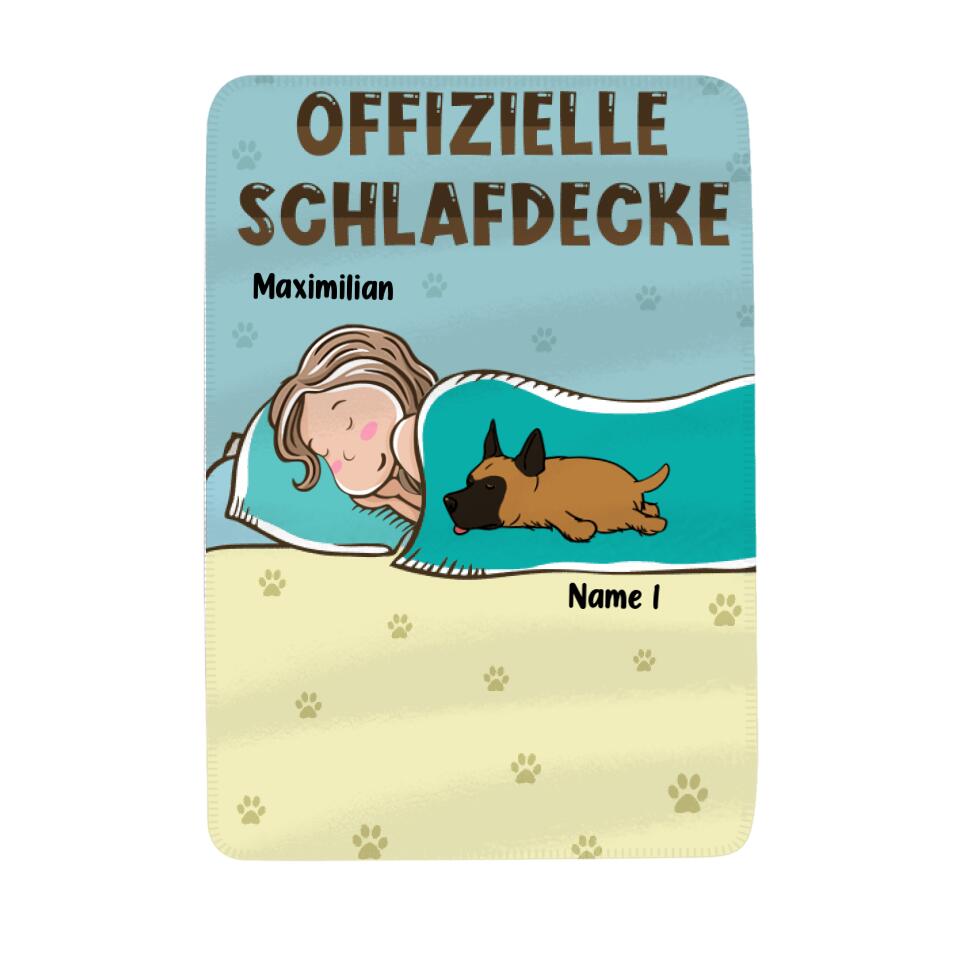 Personalisierte Decke für Tierliebhaber | personalisierte Geschenke für Tierliebhaber | Offizielle Schlafdecke