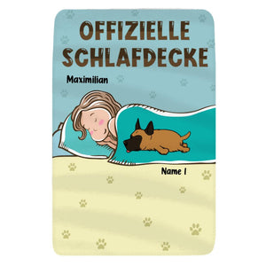 Personalisierte Decke für Tierliebhaber | personalisierte Geschenke für Tierliebhaber | Offizielle Schlafdecke