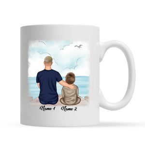 Personalisierte Tasse für Bonus-papa | personalisierte Geschenke für Vater | Lieber Bonus-Papa Danke Dass Du Mein Stiefvater Bist