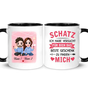 Personalisierte Tasse für Freundin | personalisierte Geschenke für Sie | Schatz Ich habe versucht für dich das beste geschenk zu finden mich