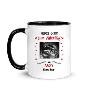 Personalisierte Tasse für Papa | personalisierte Geschenke für Vater | Des Babys photo