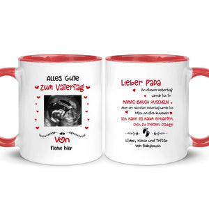 Personalisierte Tasse für Papa | personalisierte Geschenke für Vater | Des Babys photo