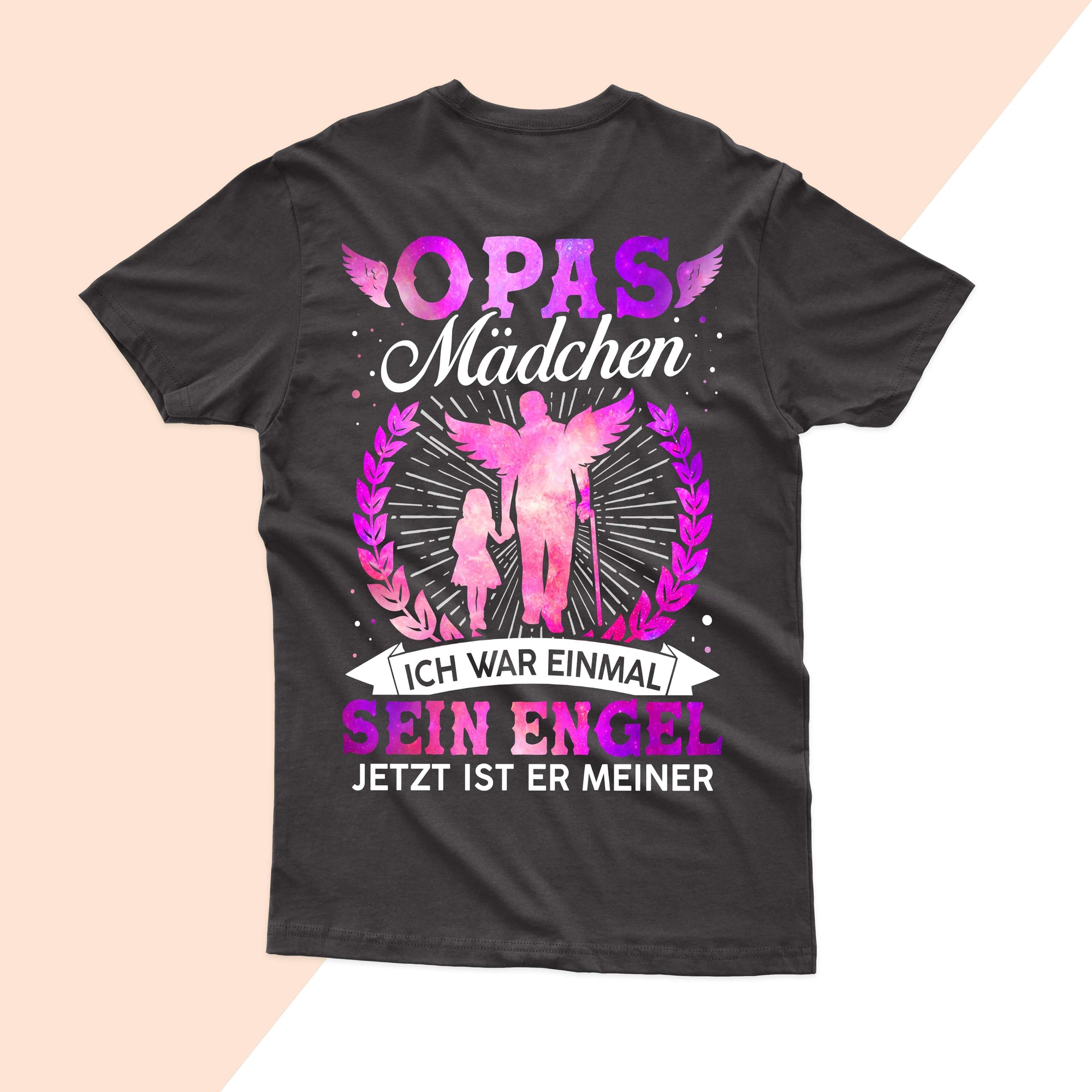 Opas Mädchen Ich War Einmal Sein Engel Rosa, Damen T-Shirt - Hamyso