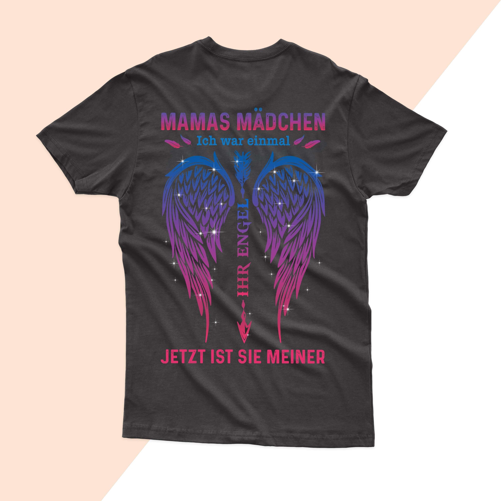 Mamas Mädchen Ich War Einmal Ihr Engel Lila, Damen T-Shirt - Hamyso